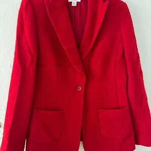 Talbots Women's Red Blazer